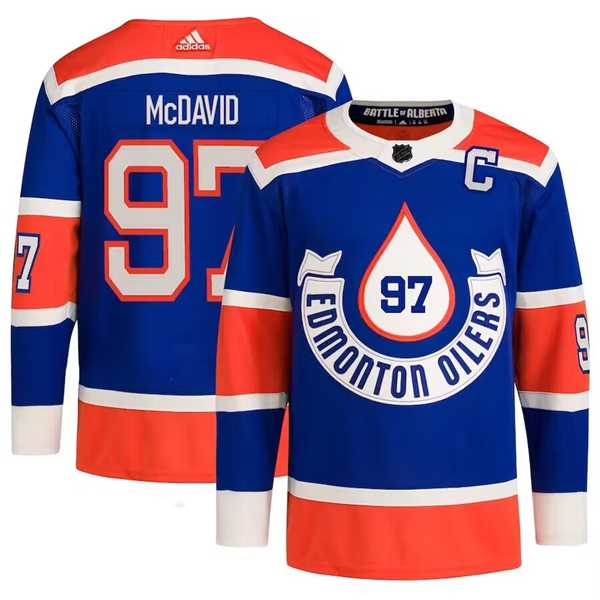 Mens Edmonton Oilers #97 Connor McDavid 2023 Heritage Classic Primegreen Stitched Jersey Dzhi->->NHL Jersey